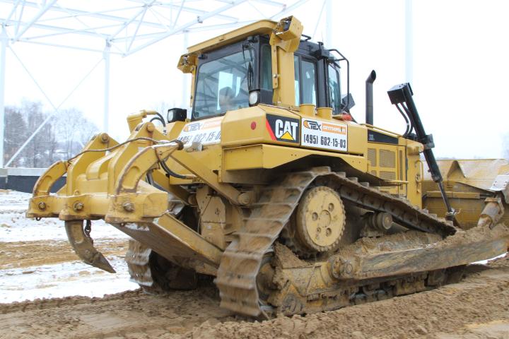 Земляные работы-компания Техоптимум.
Бульдозер CAT D6R XL компании Техоптимум.